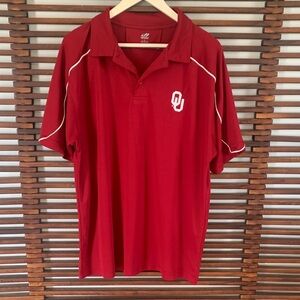 🎉NEW LISTING!🎉J. America Red Polo with White OU Logo